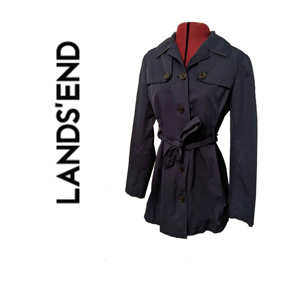 Land's End Blue Coat, Size Small 6-8